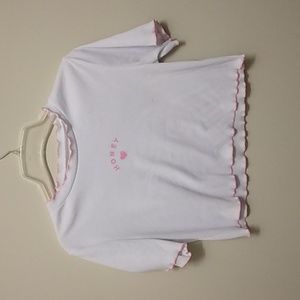 Pink and White Shirt